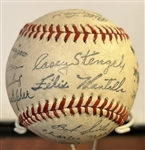 1962 NEW YORK METS FACSIMILE SIGNED BASEBALL- 1st YEAR OF METS