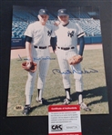 PHIL AND JOE NIEKRO 8X10 WITH COA