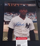 RICKEY HENDERSON AUTOGRAPHED 8X10 W/COA