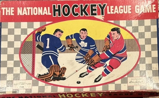 VINTAGE NHL BOARD GAME w/CANADIANS & MAPLE LEAFS