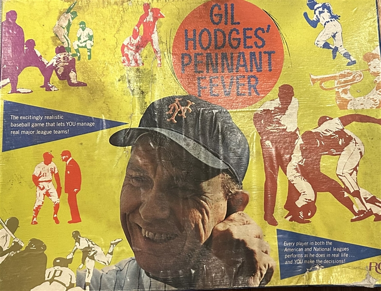 70s GIL HODGES PENNANT FEVER BOARD GAME