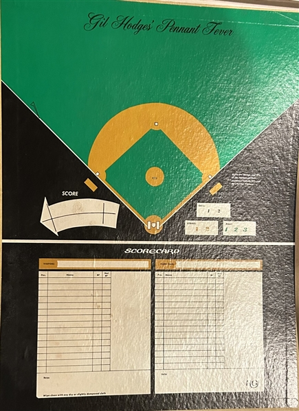 70s GIL HODGES PENNANT FEVER BOARD GAME