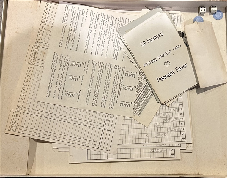 70s GIL HODGES PENNANT FEVER BOARD GAME