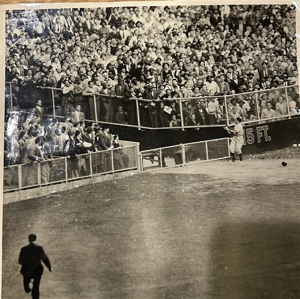 1947 AL GIANFRIDO FAMOUS WORLD SERIES CATCH 11 X 14 PHOTO
