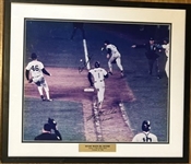1986 MOOKIE WILSON / BILL BUCKNER SIGNED "WORLD SERIES" PHOTO w/STEINER