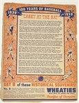 1939 "CASEY AT THE BAT" WHEATIES PANEL