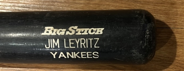 1994 JIM LEYRITZ NEW YORK YANKEES GAME USDE BAT