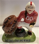 1956 NEW YORK GIANTS "GIBBS-CONNER" WORLD CHAMPIONS MASCOT BANK