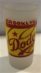 50s BROOKLYN DODGERS "FROSTED" GLASS