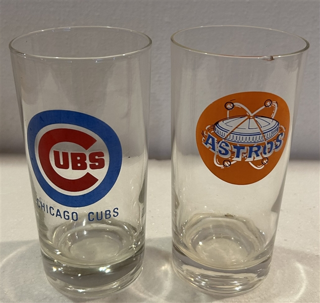 MLB TEAM GLASSES - CUBS & ASTROS