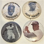 JACKIE ROBINSON "BROOKLYN DODGERS" PINBACKS- 4