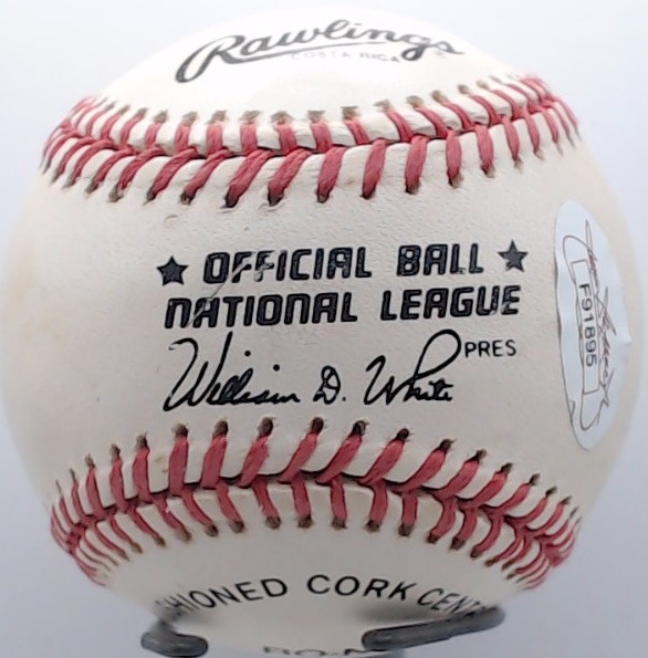 BRETT SABERHAGEN SIGNED BALL W/ JSA COA