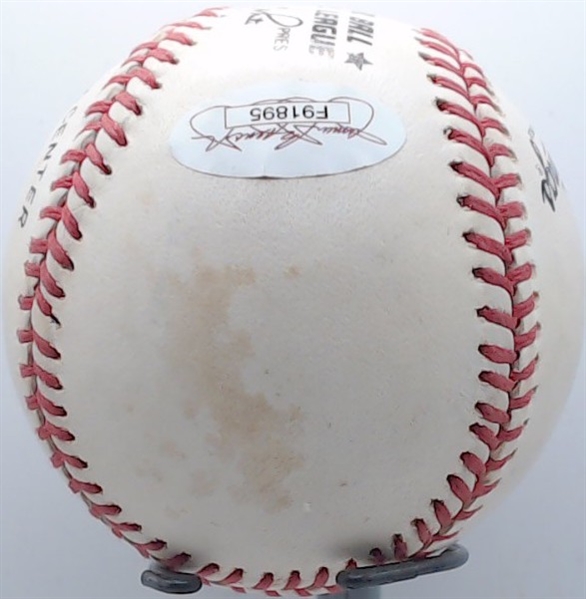 BRETT SABERHAGEN SIGNED BALL W/ JSA COA