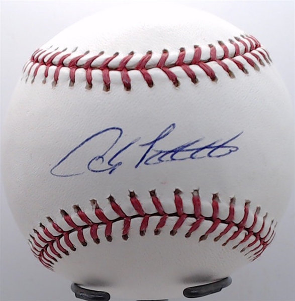 ANDY PETTITE AUTHOGRAPHED BASEBALL W/ CAS COA