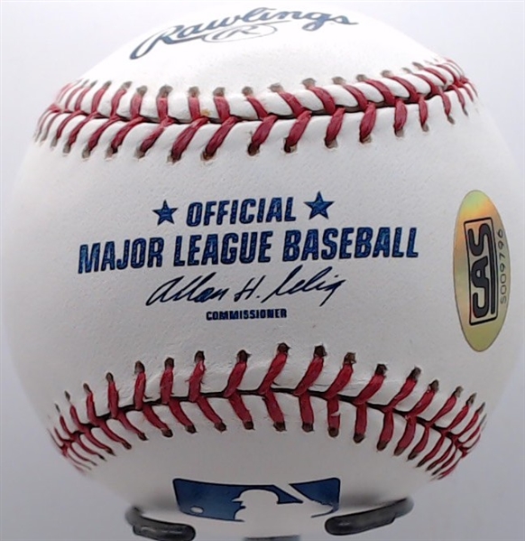 ANDY PETTITE AUTHOGRAPHED BASEBALL W/ CAS COA