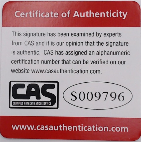 ANDY PETTITE AUTHOGRAPHED BASEBALL W/ CAS COA