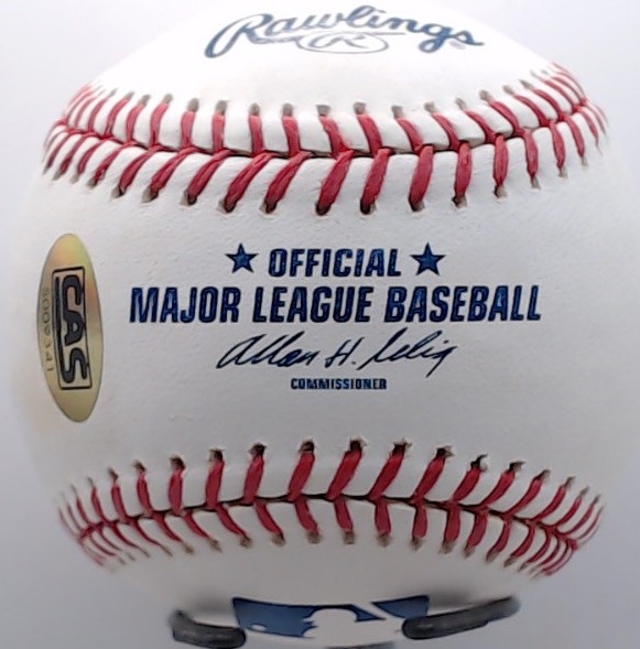 LEE SMITH SIGNED BASEBALL W/CASC COA