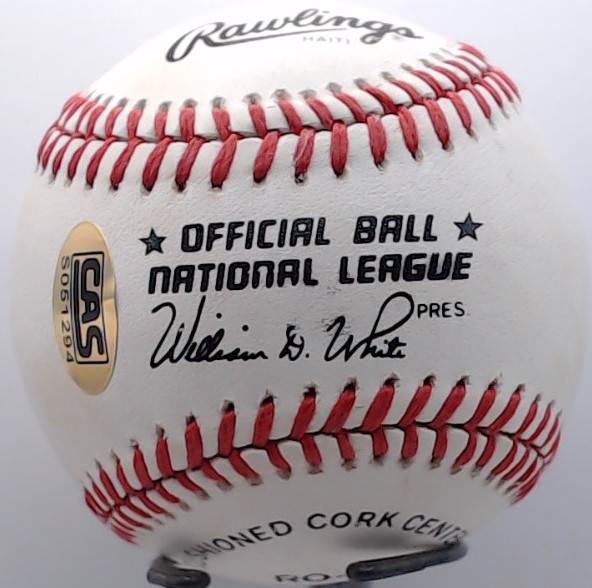 DAVE MAGADAN AUTOGRAPHED BALL W/ CAS COA