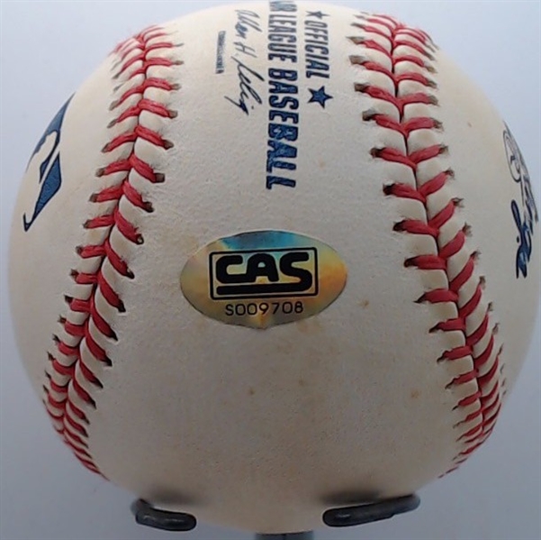 TINO MARTINEZ SIGNED BASEBALL W/CAS COA