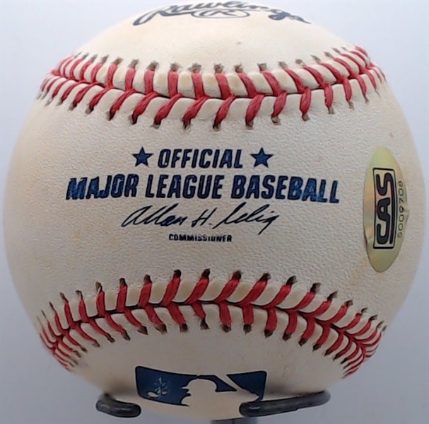 TINO MARTINEZ SIGNED BASEBALL W/CAS COA