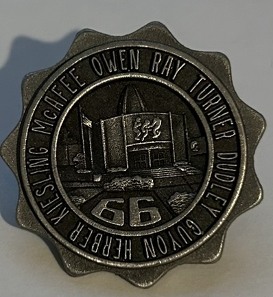 1966 PRO FOOTBALL HALL OF FAME PRESS PIN