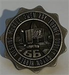 1966 PRO FOOTBALL HALL OF FAME "PRESS PIN"