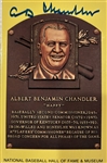 ALBERT "HAPPY" CHANDLER SIGNED "HOF" POSTCARD w/JSA