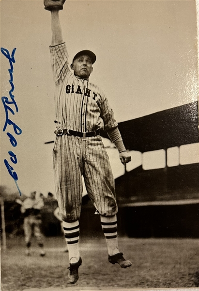 ED ROUSCH SIGNED PHOTO POSTCARD w/SGC COA