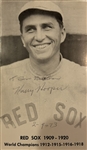 HARRY HOOPER SIGNED PHOTO CARD w/JSA COA