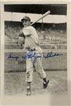 GEORGE "SHOTGUN" SHUBA "BROOKLYN DODGERS" SIGNED POSTCARD w/JSA