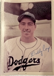 BILLY COX "BROOKLYN DODGERS" SIGNED PHOTO w/JSA