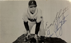 ENOS SLAUGHTER SIGNED PHOTO w/JSA