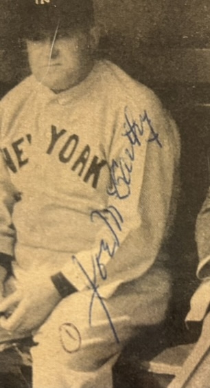 JOE MCCARTHY NEW YORK YANKEES SIGNED MAGAZINE PHOTO w/CAS