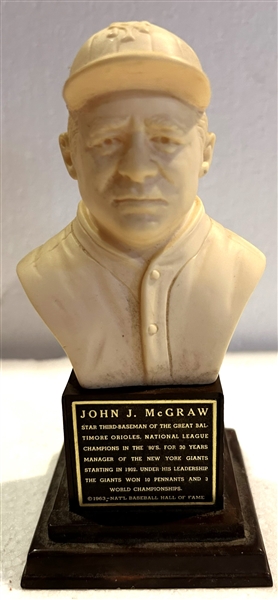 1963 JOHN MCGRAW HALL OF FAME BUST - HTF 2nd SERIES