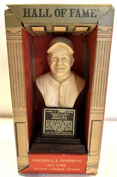 1963 JIMMY FOXX HALL OF FAME BUST - HTF 2nd SERIES