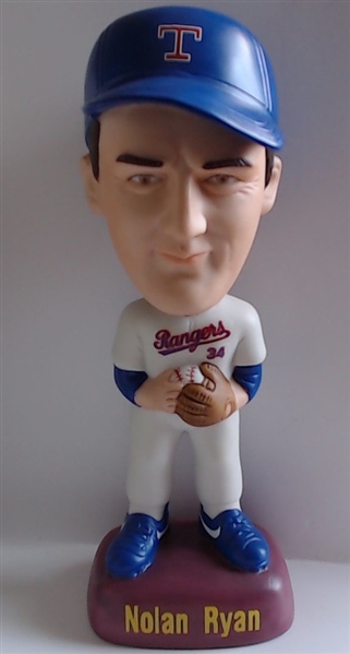 NOLAN RYAN SAMS BOBBING HEAD (RANGERS) W/BOX
