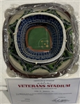 VETERANS STADIUM "PHILADELPHIA PHILLIES" DANBURY MINT STATUE w/BOX & COA