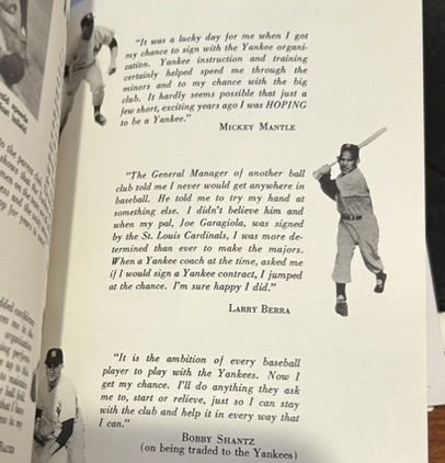 1959 PLAY BALL WITH THE YANKEES RECRUITMENT BOOKLET- RARE!