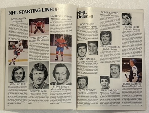 1979 NHL CHALLENGE CUP PROGRAM - NHL ALL-STARS vs USSR