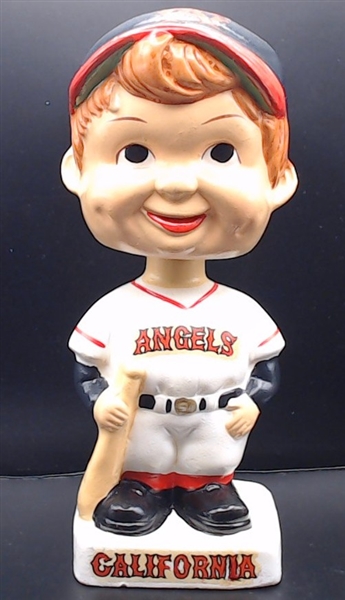 1961 CALIFORNIA ANGELS WEDGE BASE BOBBING HEAD