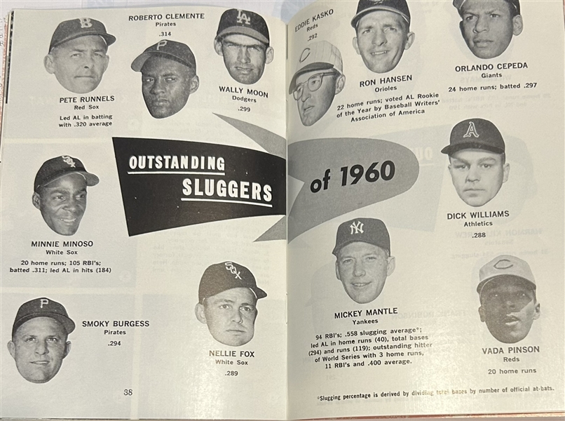1961 FAMOUS SLUGGER YEARBOOK