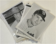 60s WASHINGTON SENATORS 8" X 10" PLAYER PHOTOS- 12