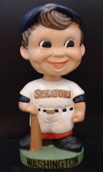 60'S WASHINGTON SENATORS GREEN BASE BOBBING HEAD