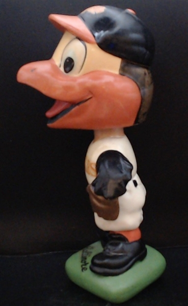 60'S BALTIMORE ORIOLES GREEN BASE BOBBING HEAD