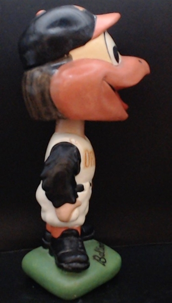 60'S BALTIMORE ORIOLES GREEN BASE BOBBING HEAD