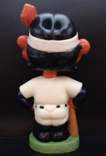60'S CLEVELAND INDIANS GREEN BASE BOBBING HEAD