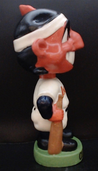 60'S CLEVELAND INDIANS GREEN BASE BOBBING HEAD