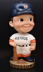 60S HOUSTON ASTROS GOLD BASE BOBBING HEAD W/ BASE STICKER