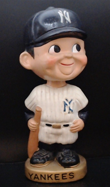 60'S NY YANKEES GOLD BASE BOBBING HEAD