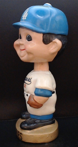 60'S LA DODGERS GOLD BASE BOBBING HEAD